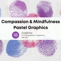 Compassion & Mindfulness Pastel Graphics