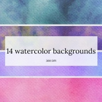 Watercolor Backgrounds I