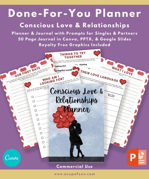 Conscious Love & Relationships Journal and Planner