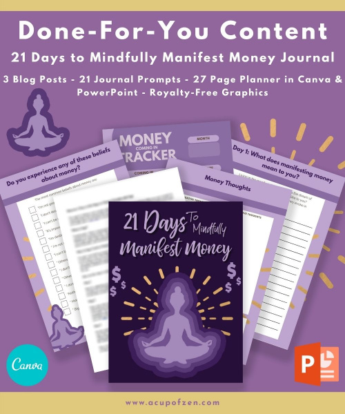 21 Days to Mindfully Manifest Money Journal