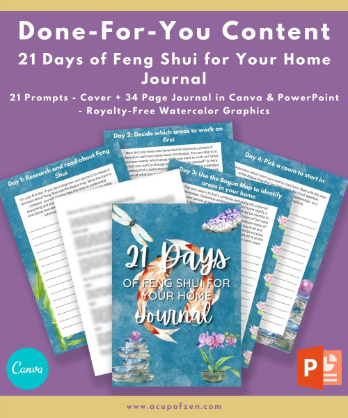 21 Days of Feng Shui for Your Home Journal
