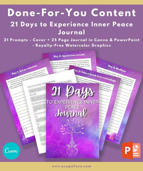 21 Days to Experience Inner Peace Journal