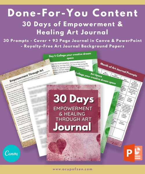 30 Days of Empowerment & Healing Art Journal