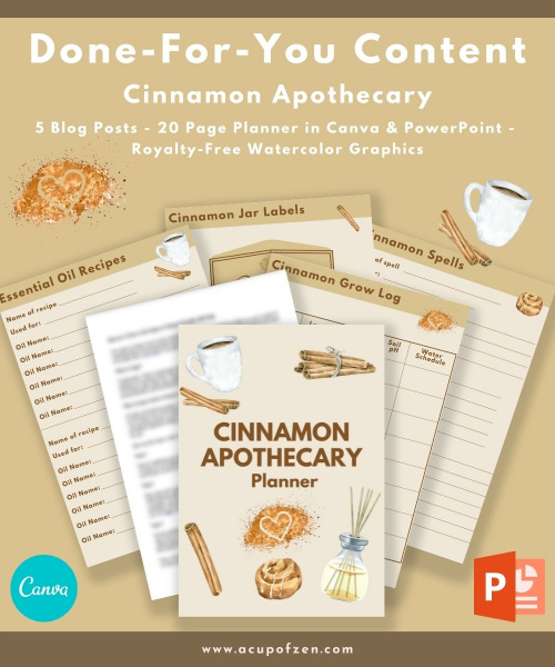 Cinnamon Apothecary DFY Content Pack