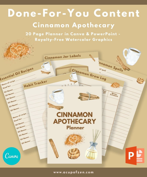 Cinnamon Apothecary Planner Only Pack