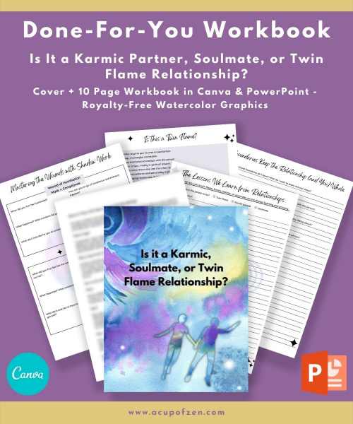 Workbook Only - Karmic Partner, Soulmate, or Twin Flame Relationship