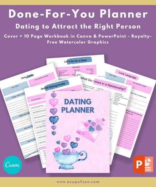 Dating to Attract the Right Person Planner