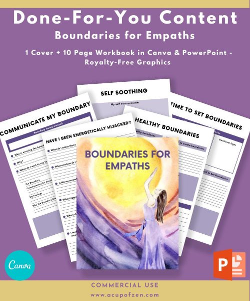 Boundaries for Empaths - Workbook Only