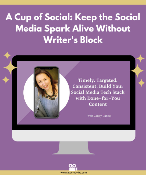 A Cup of Social: Keep the Social Media Spark Alive Without Writer's Block