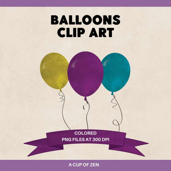 Balloons Clip Art