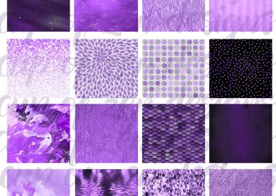 A collection of purple and black digital paper backgrounds suitable for commercial use.