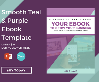 Mint & Purple Ebook Template