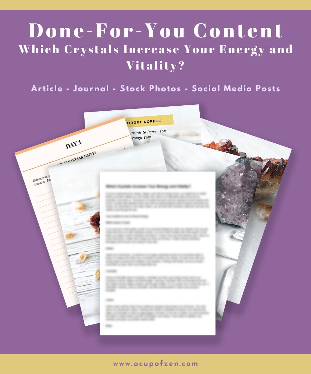 DFY – Crystals – Increase Energy & Vitality