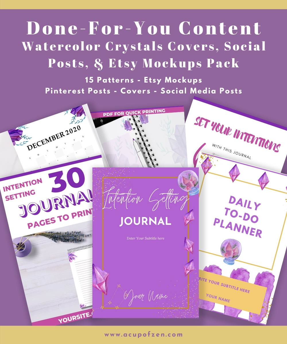 dfy content crystal covers etsy mockups social posts