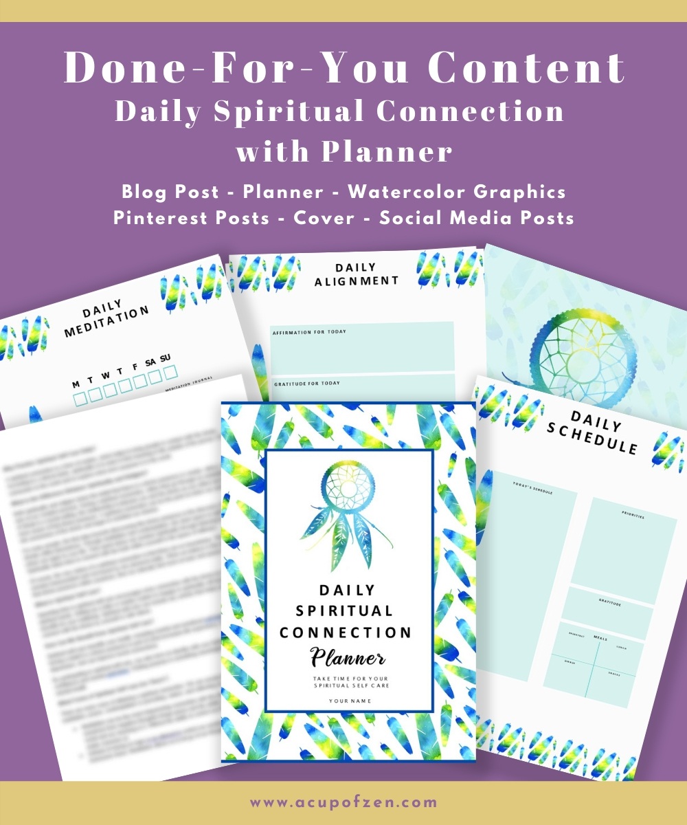 DFY – Daily Spiritual Connection with Planner