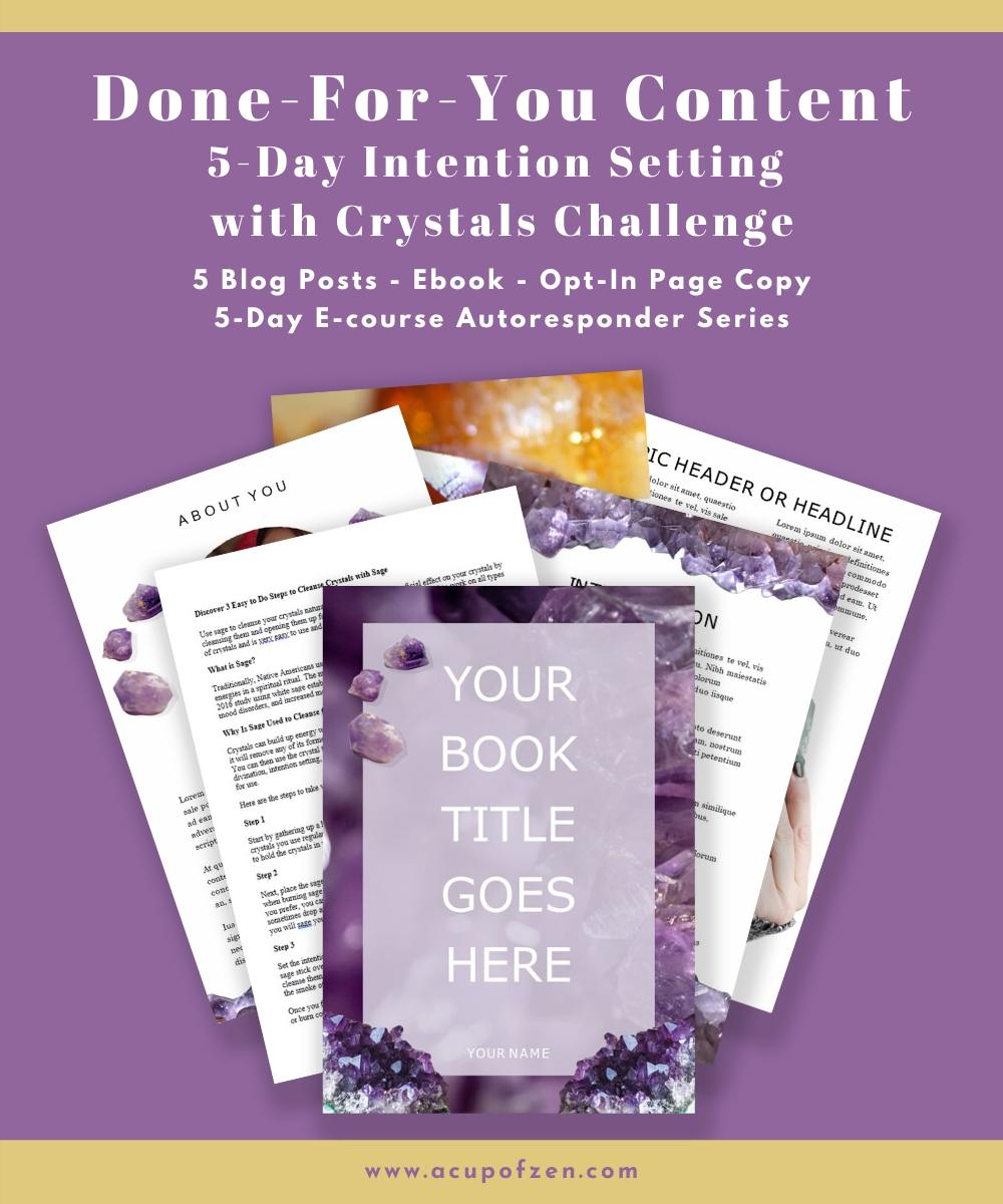 Intention Setting with Crystals 5-Day Challenge