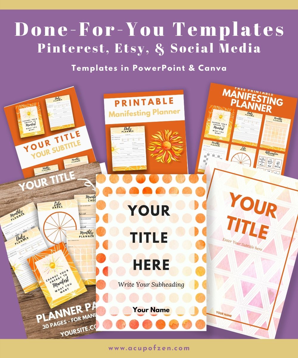 DFYTemplates – Covers, Pinterest, Social Media, Etsy 2 – Main Shop Page