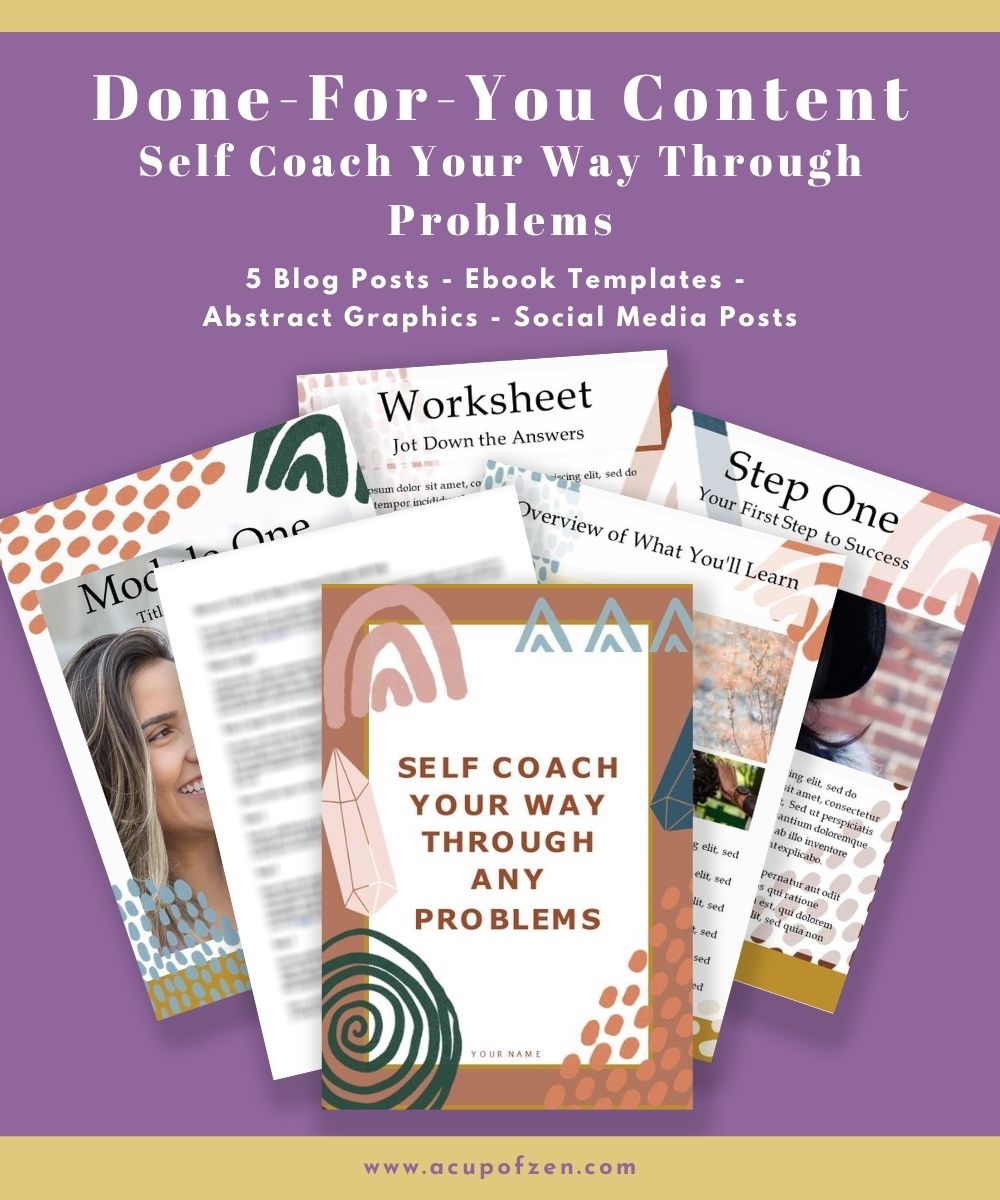 DFY – Self Coach Your Way Through Problems