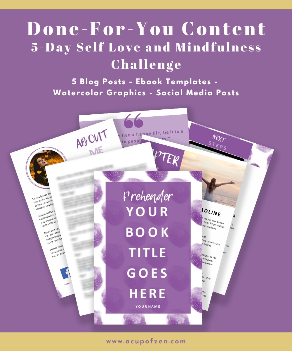 DFY – 5-Day Self Love with Mindfulness Challenge