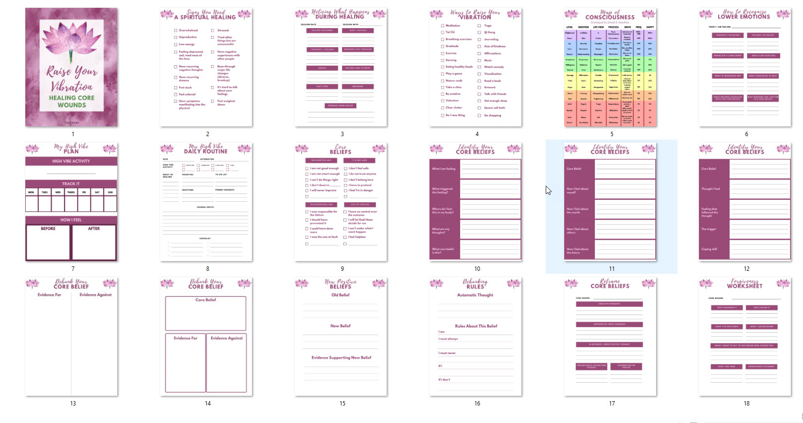 self care and compassion planner commercial use