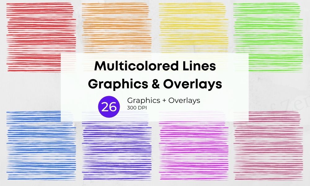 Multicolored Lines Graphics & Overlays
