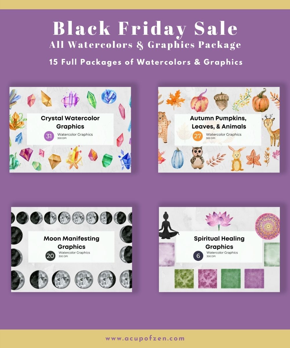 Black Friday Watercolor and Graphics Sale