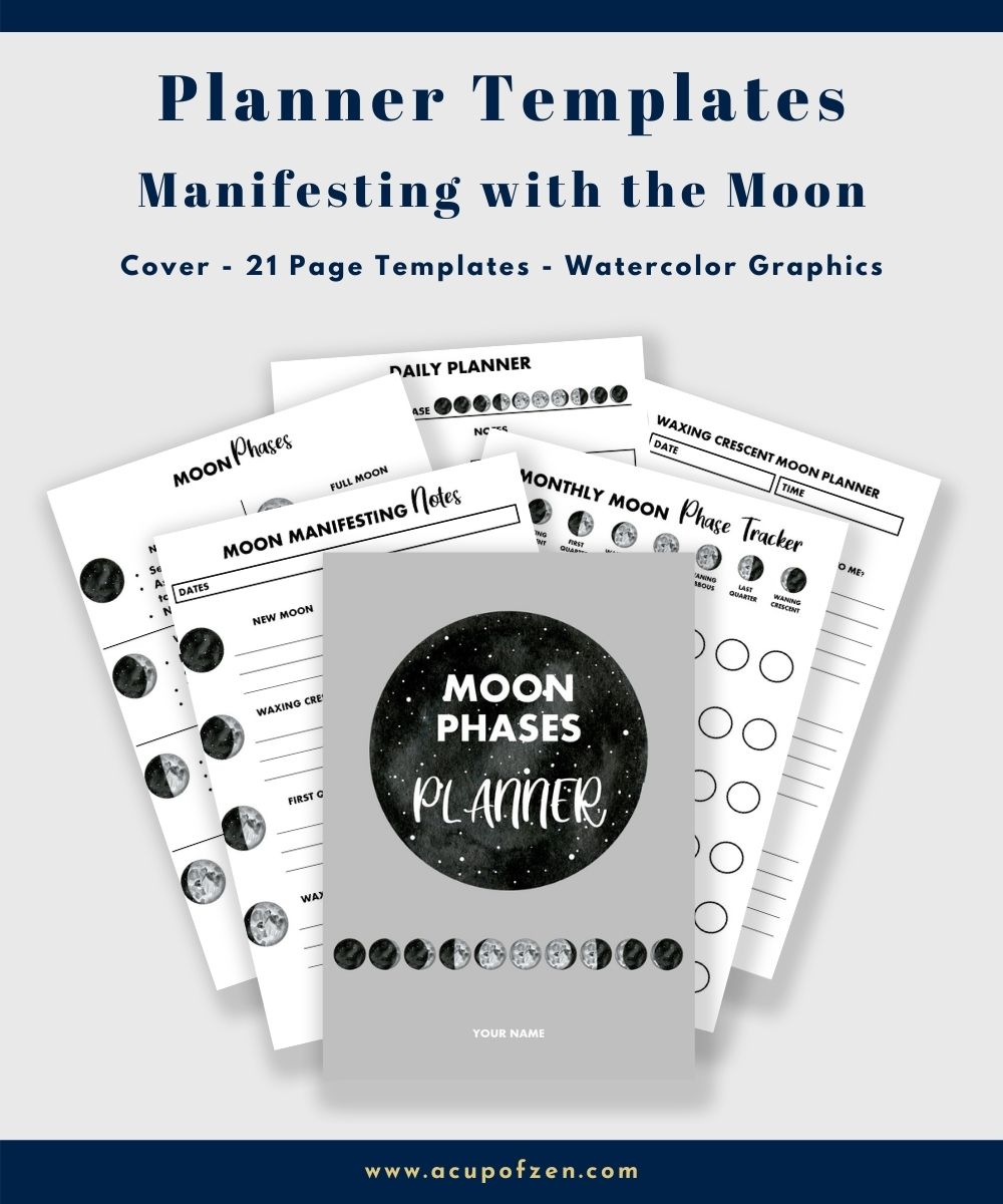 Moon Manifesting Planner Templates