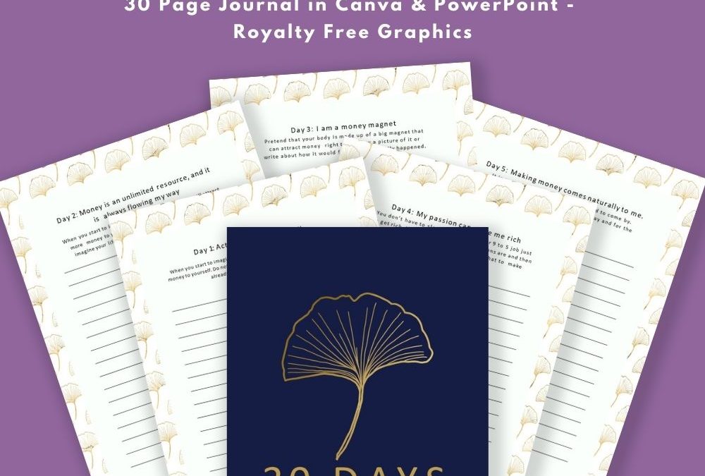 30 Day Plan for Abundance Journal | 30 Day Journal Prompts
