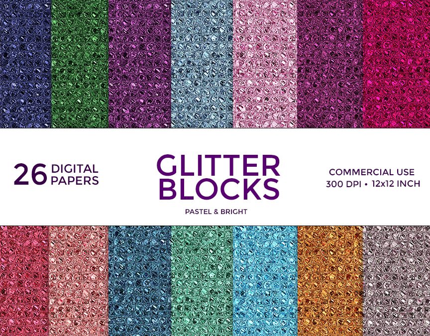Glitter Blocks