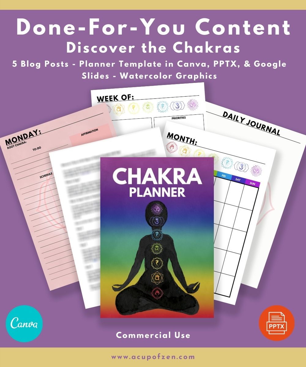 Discover the Chakras PLR Content & Planner