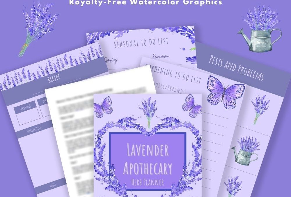 Lavender Apothecary Herb Planner