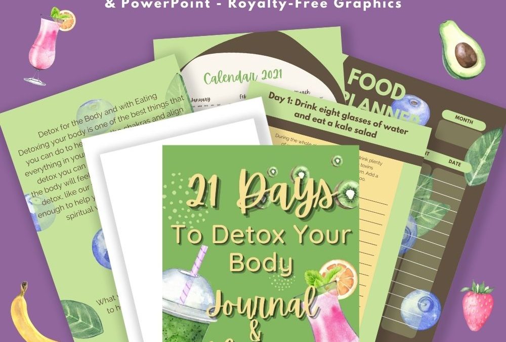 21 Days to Detox Your Body Journal and Mini Planner