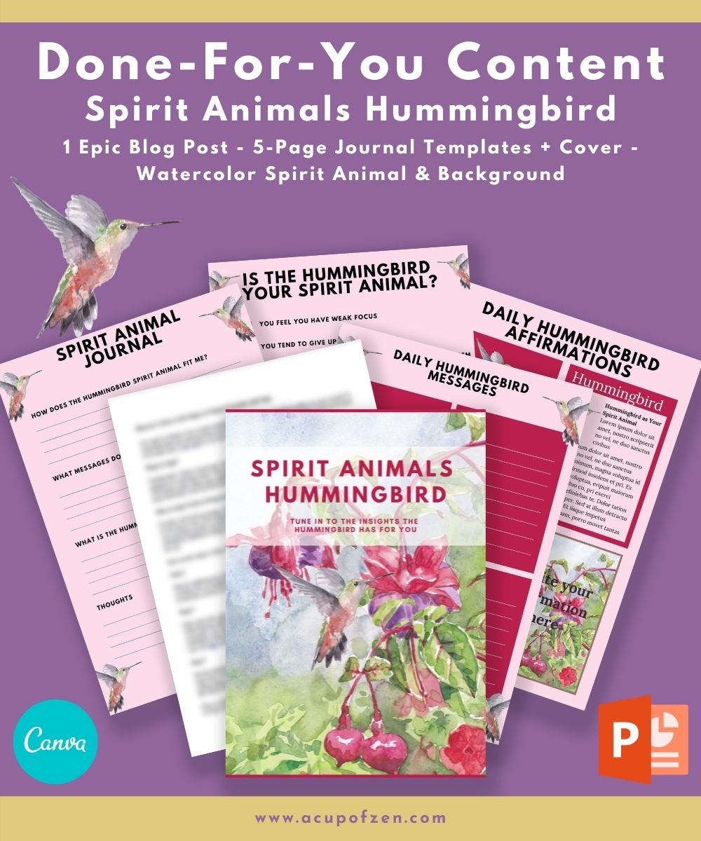 Spirit Animals – Hummingbird