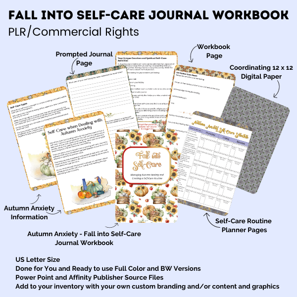 self-care journal plr