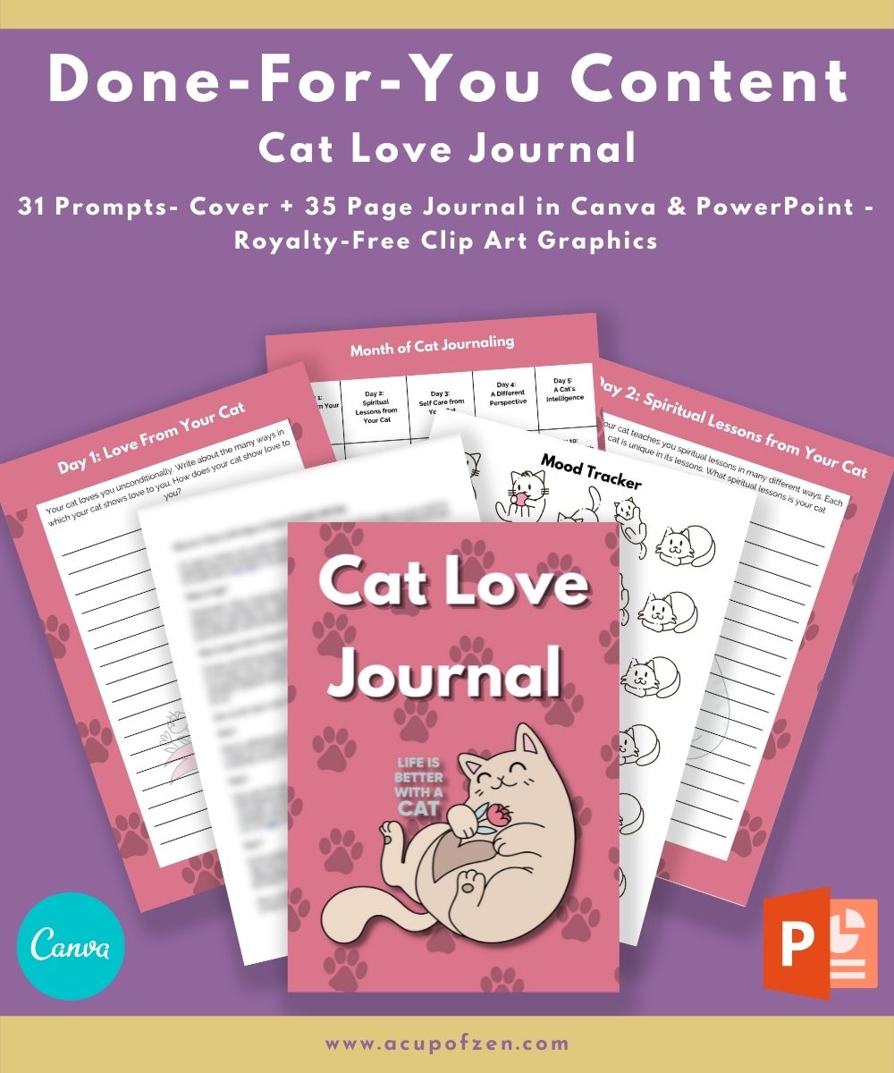 Cat Love Journal Commercial Use