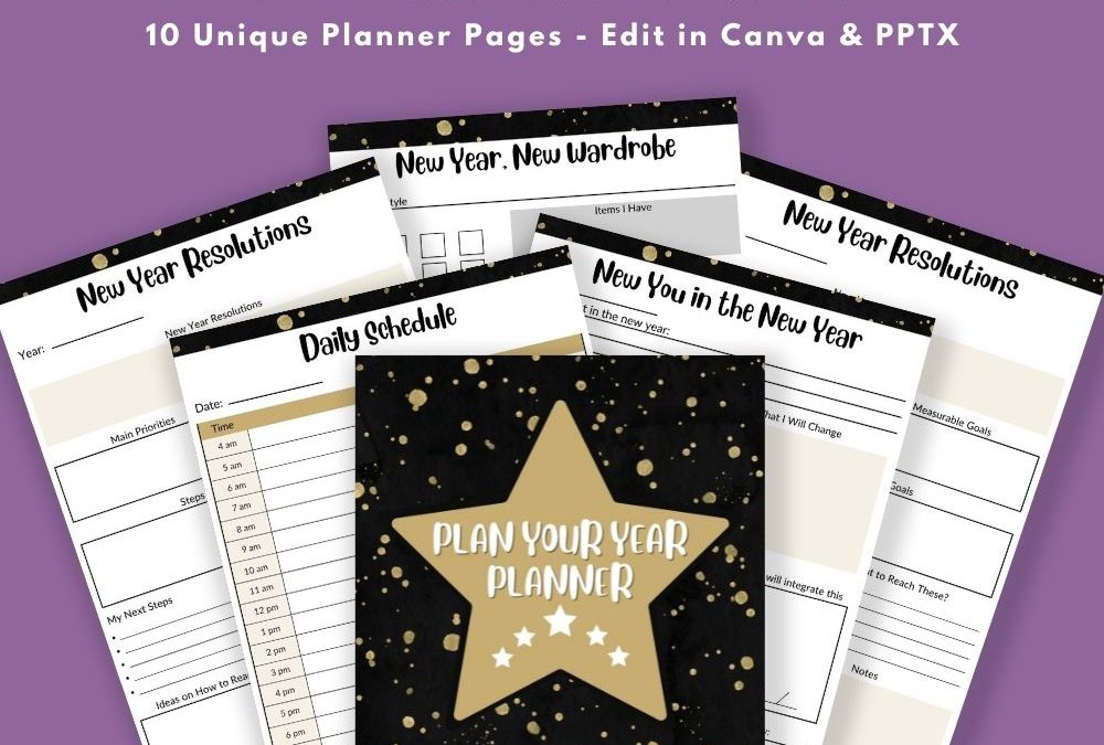 Plan Your Year Planner