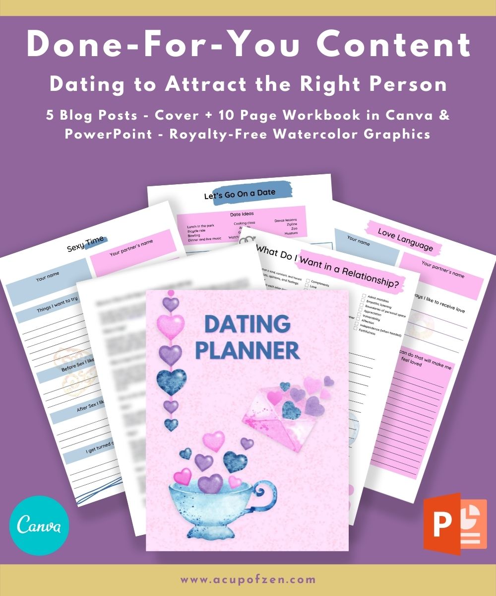 Dating Planner Done-for-You Pack