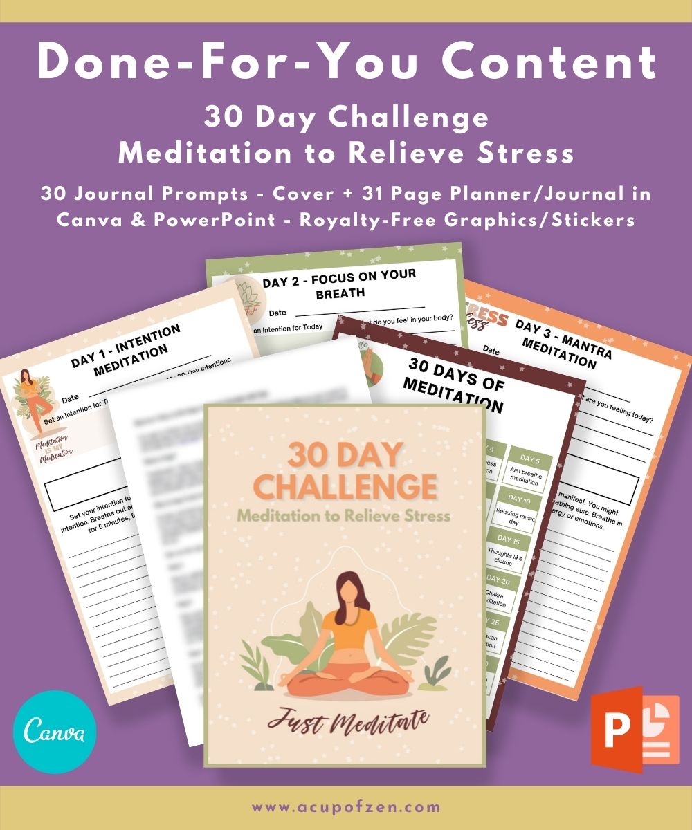 30 Day Meditation Challenge Relieve Stress
