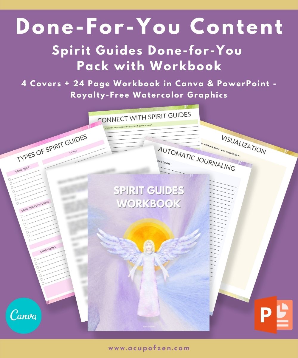 Spirit Guides Done-for-You Pack with Workbook