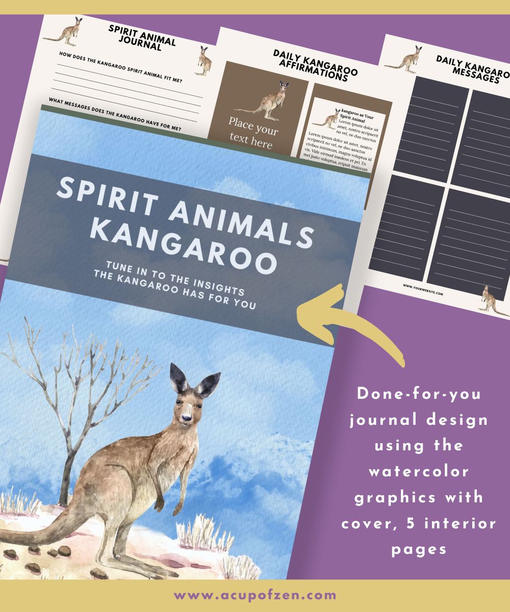 Spirit Animal Kangaroo Commercial Use