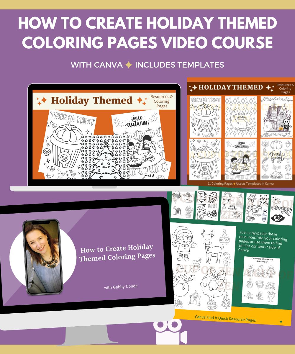 How to Create Holiday Themed Coloring Pages