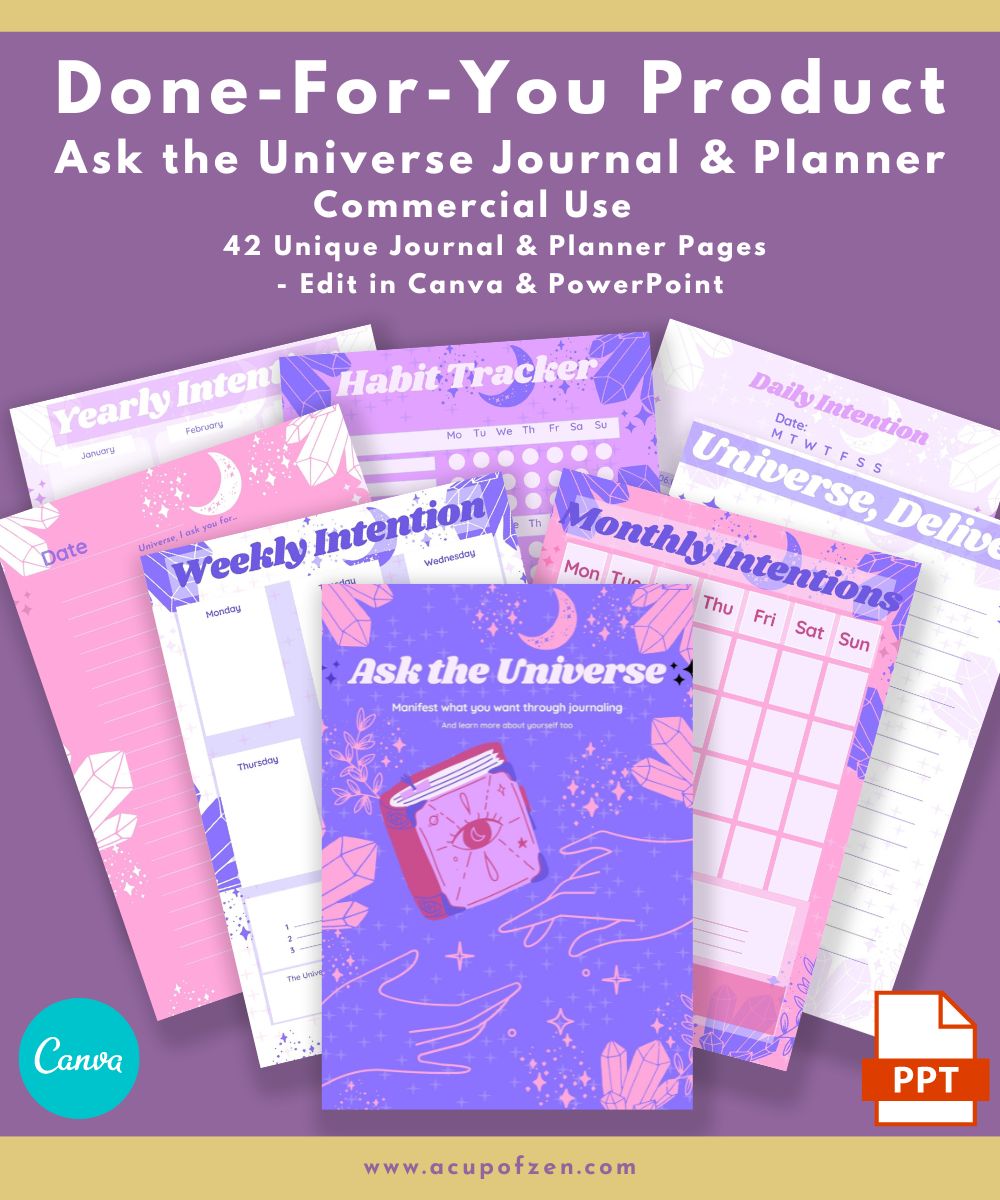 Ask the Universe Intention Setting Journal