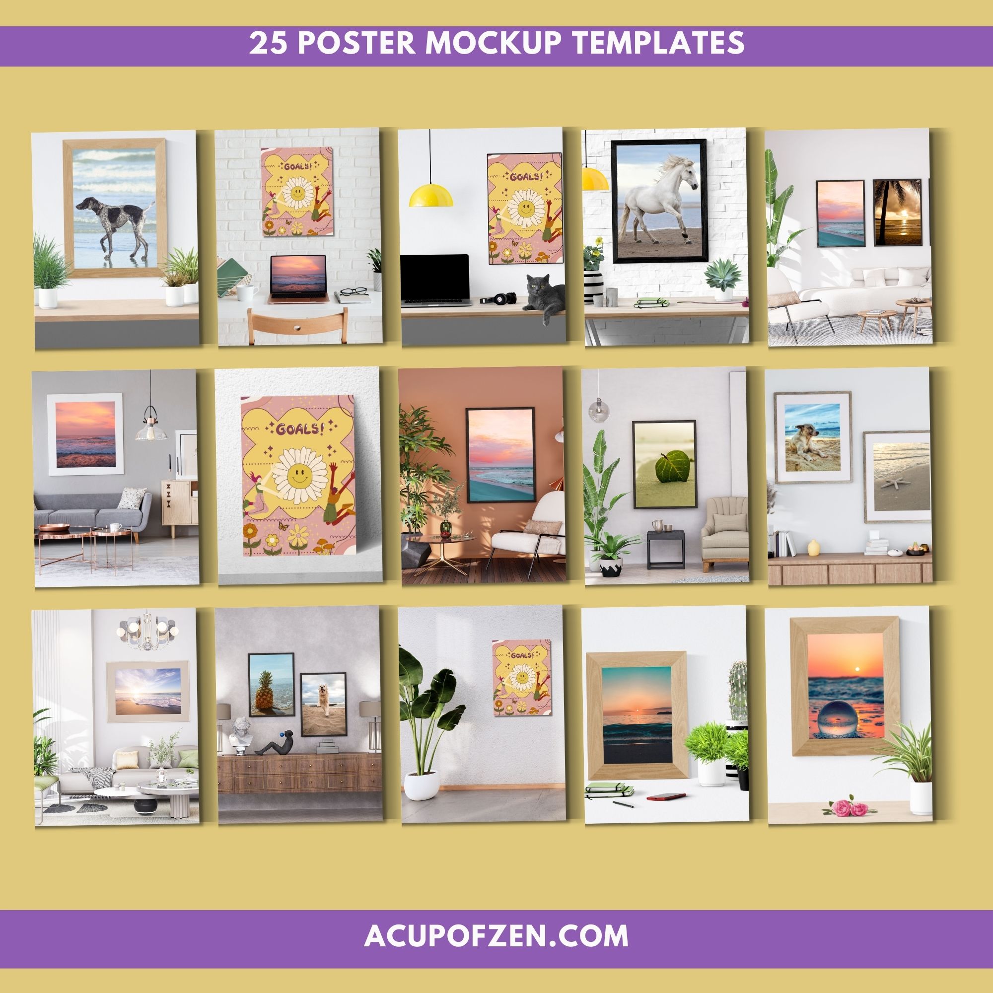 Poster Mockup Templates in Canva
