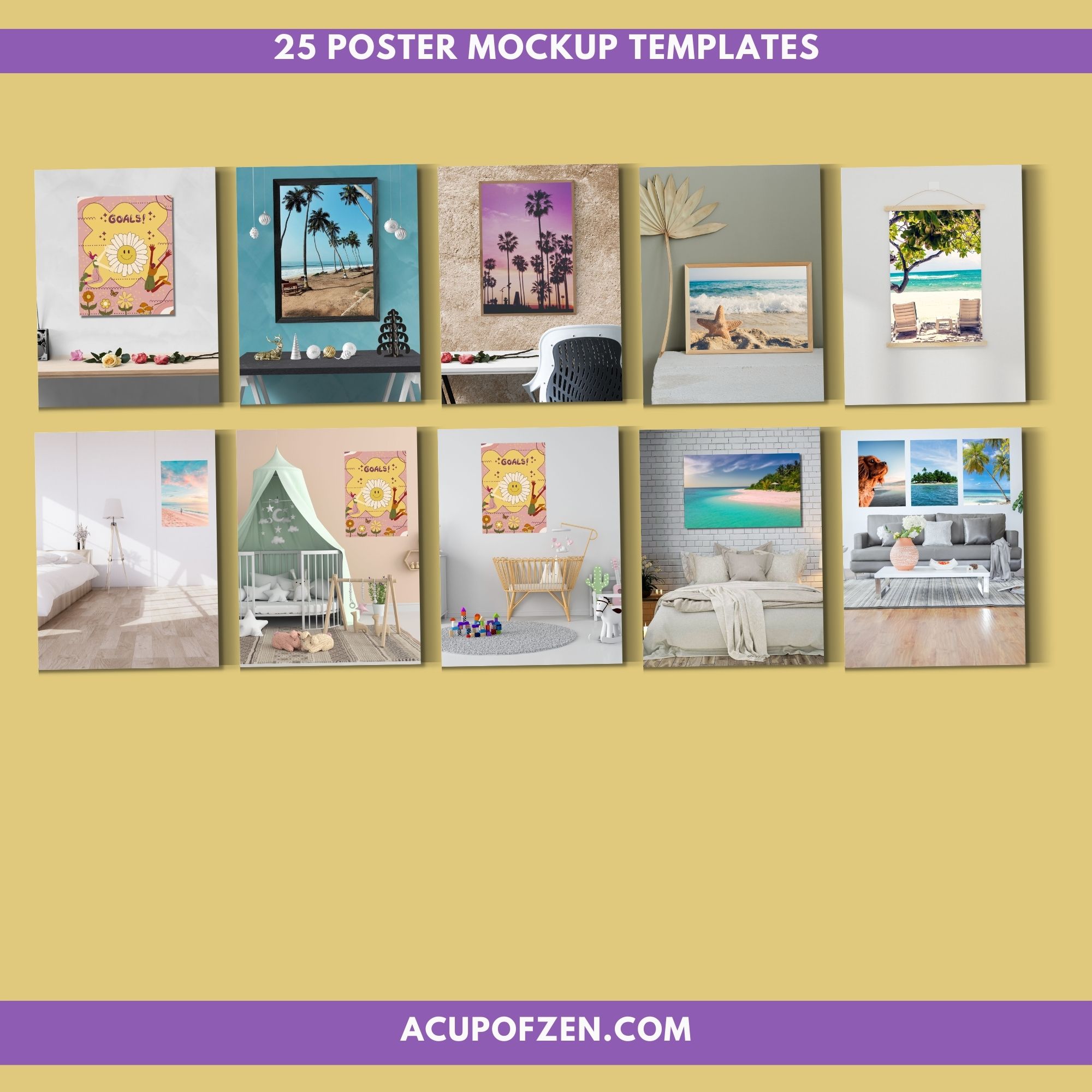 Poster Mockup Templates in Canva