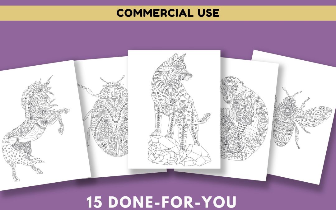 Spirit Animals – Coloring Pages 2nd Edition