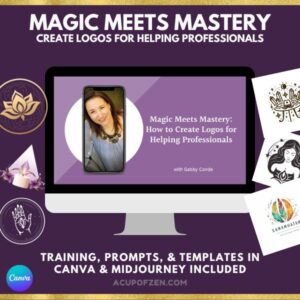 Create Logos in Midjourney and Canva for Helping Professionals