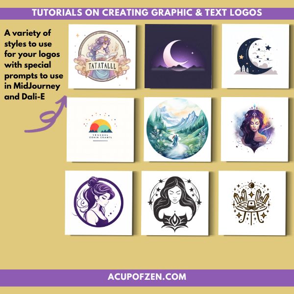 How to create logos for helping professionals in midjourney